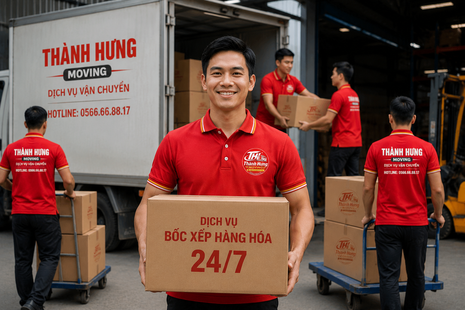 Dịch vụ bốc xếp hàng hóa Thành Hưng