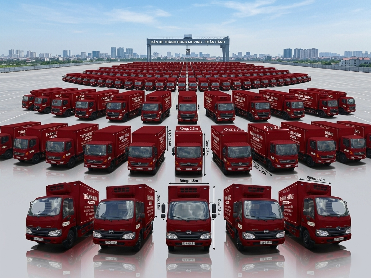 Taxi tải giá rẻ thành hưng moving