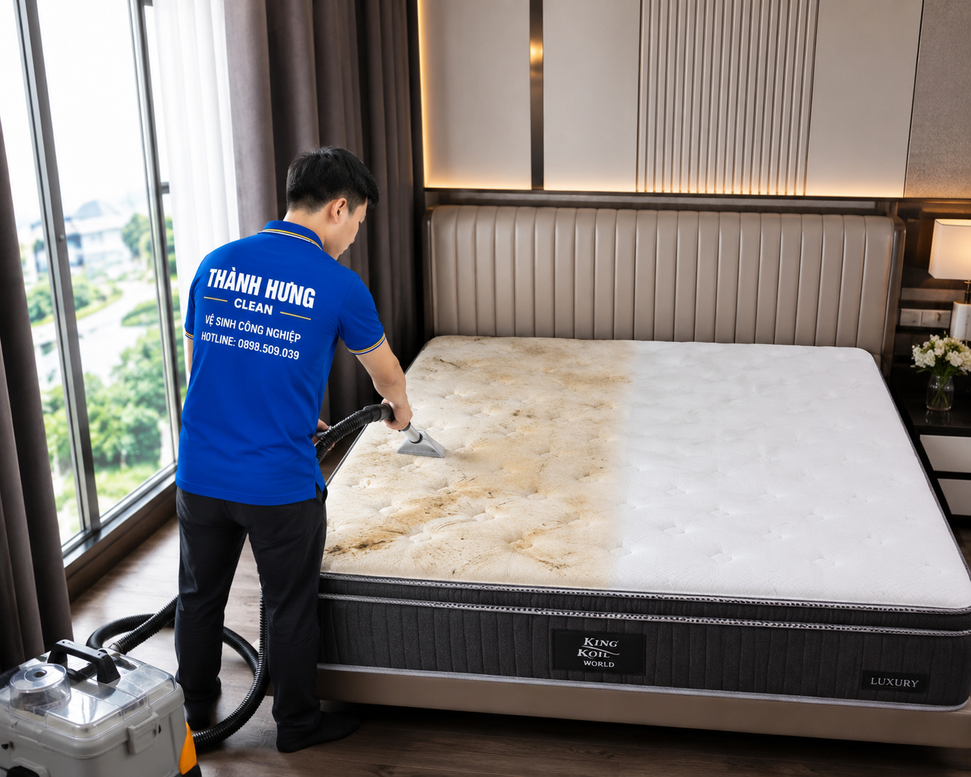 Ảnh minh chứng dự án giặt nệm