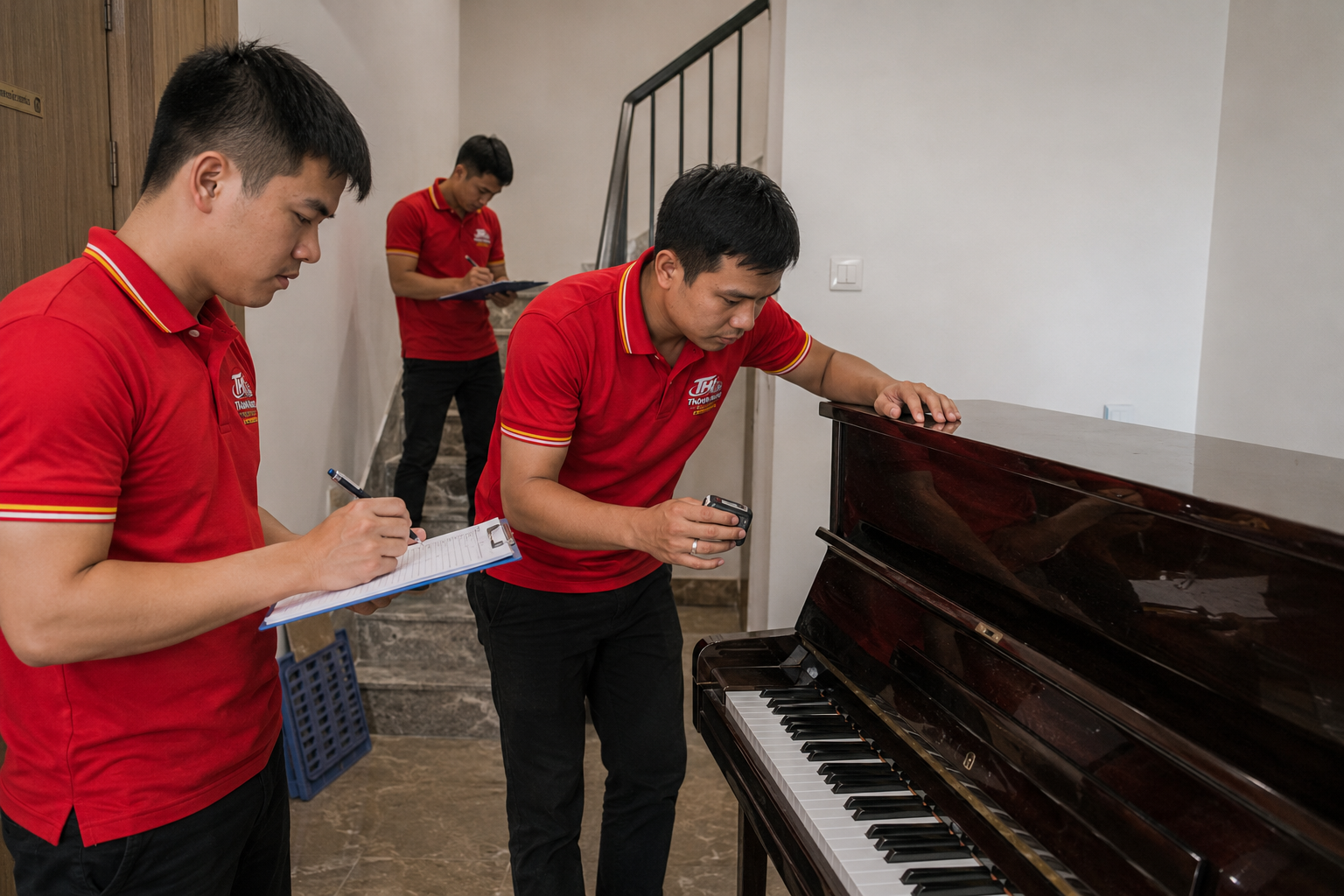 Khảo sát địa hình vận chuyển piano