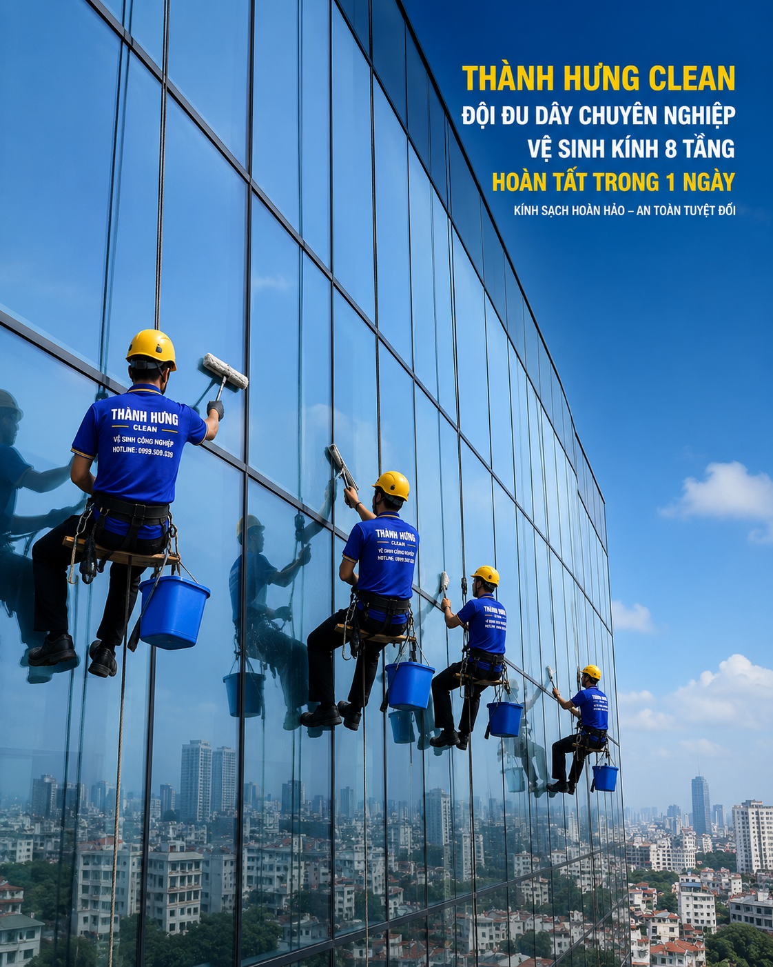 Sau thi công - Kính cường lực