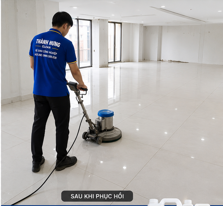 Sau thi công - Sàn gạch
