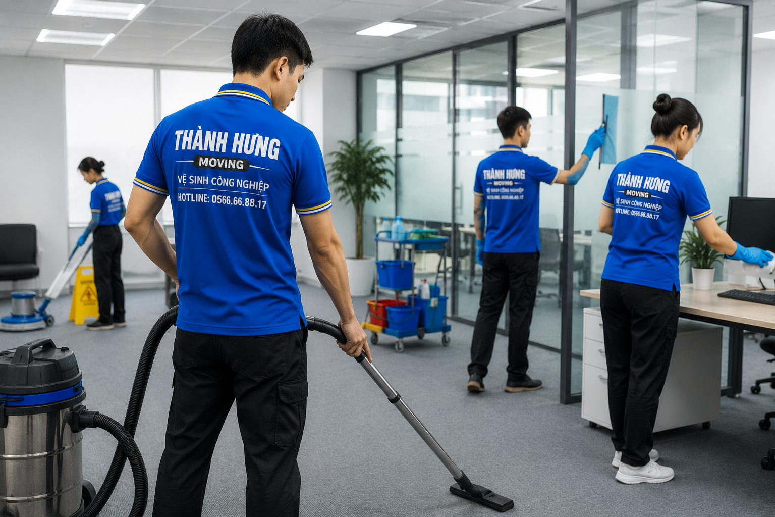 Vệ sinh công nghiệp Thành Hưng