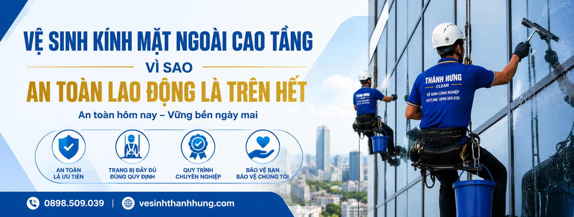 An toàn lau kính cao tầng