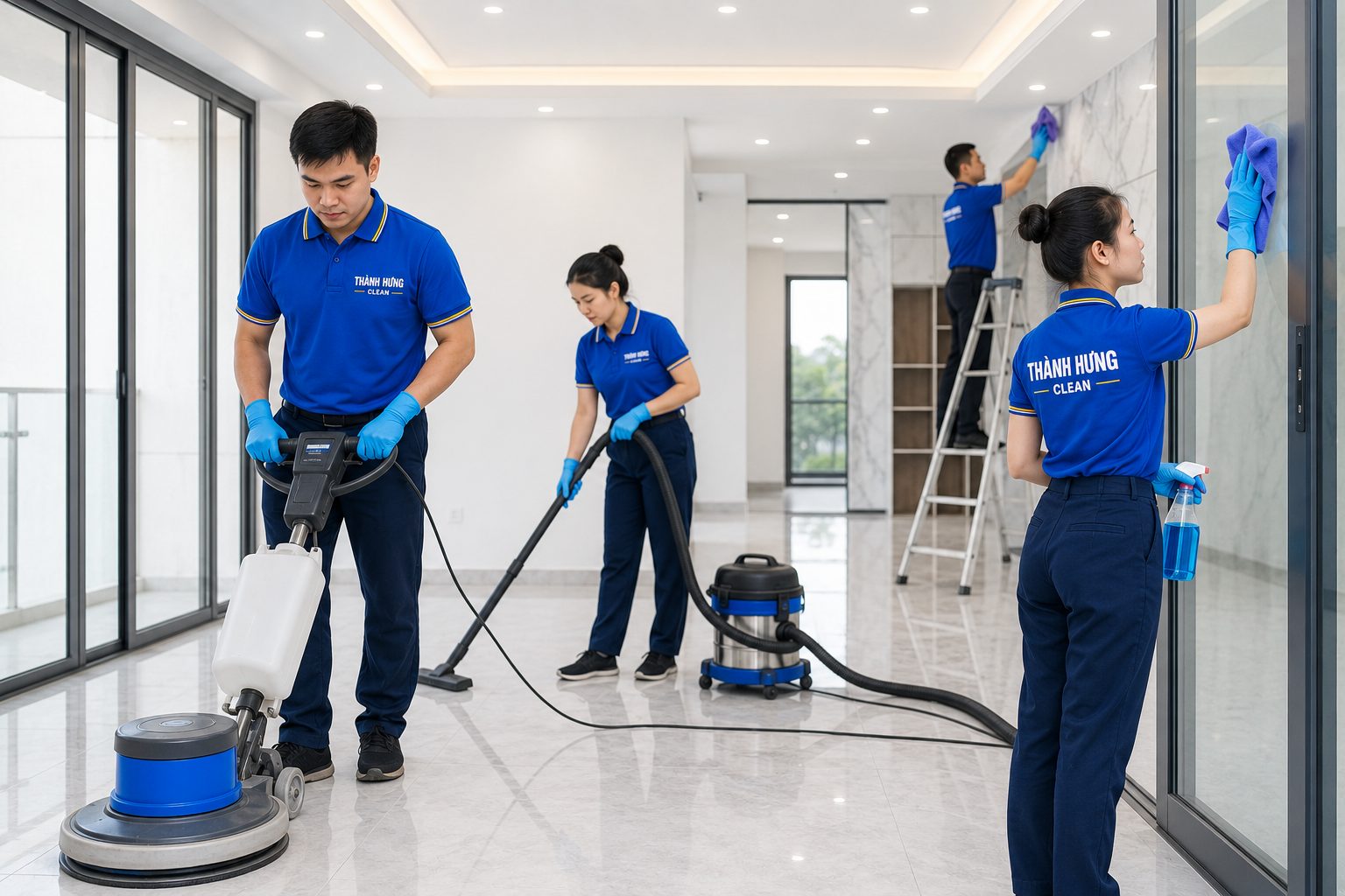 Vệ sinh sau xây dựng