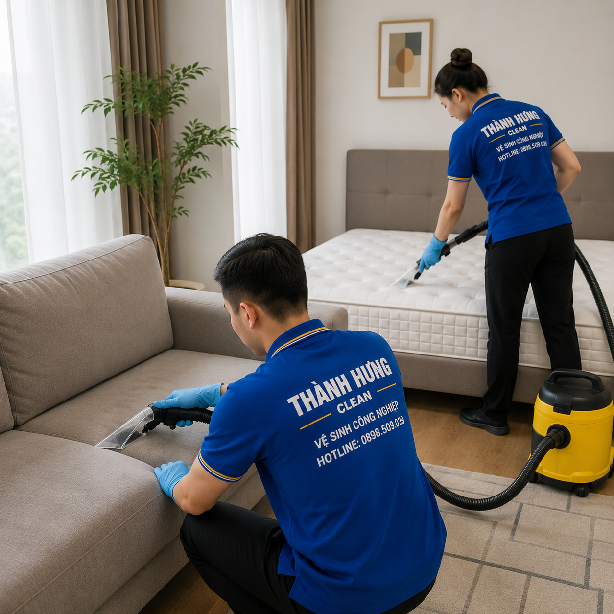 Vệ sinh sofa và nệm chuyên sâu