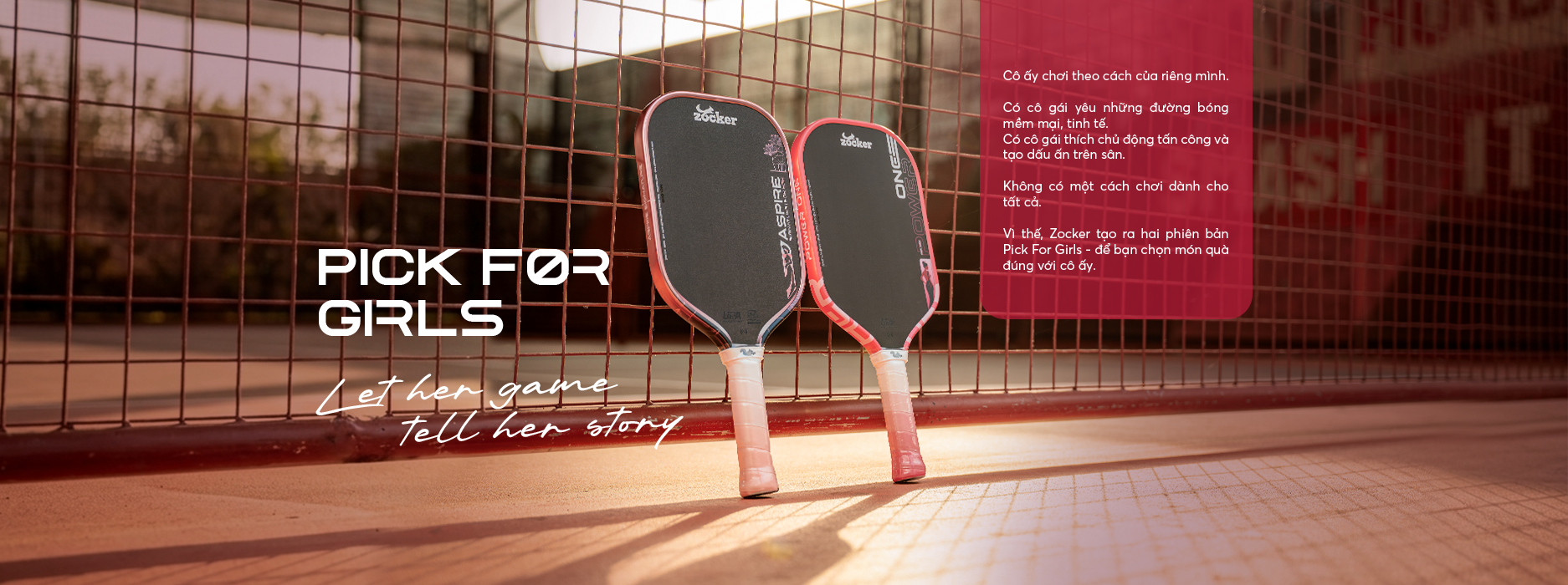 Câu chuyện Pick For Girls