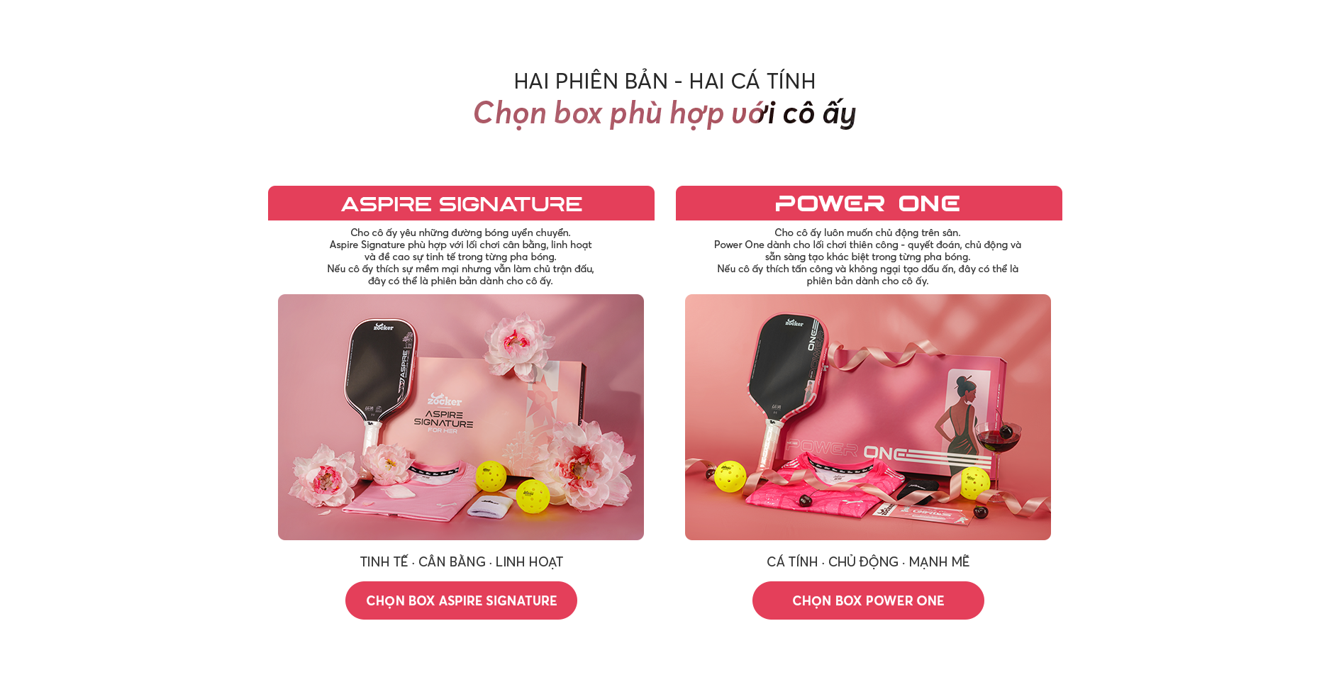 Hai phiên bản — hai cá tính