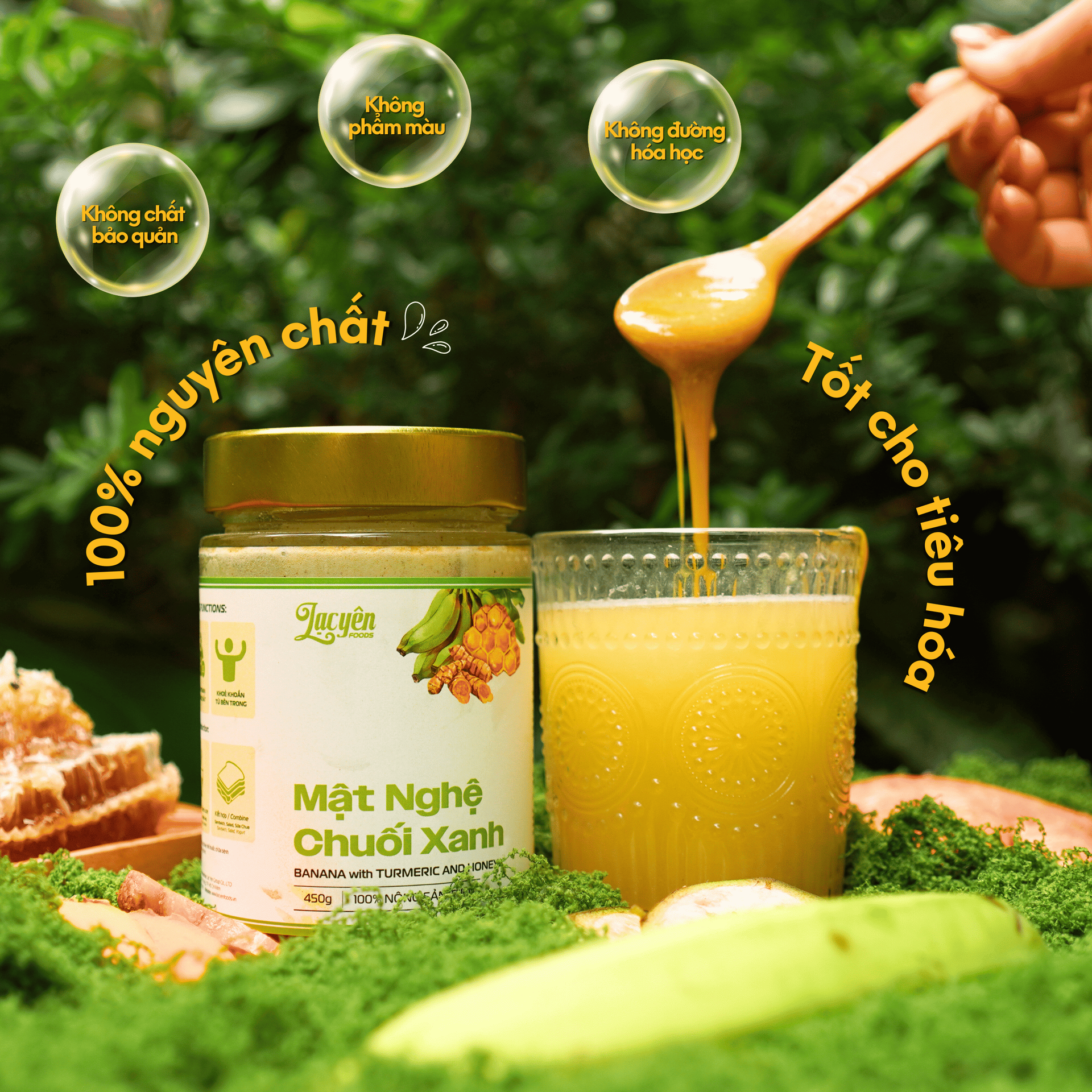 Mô tả Mật Nghệ Chuối Xanh