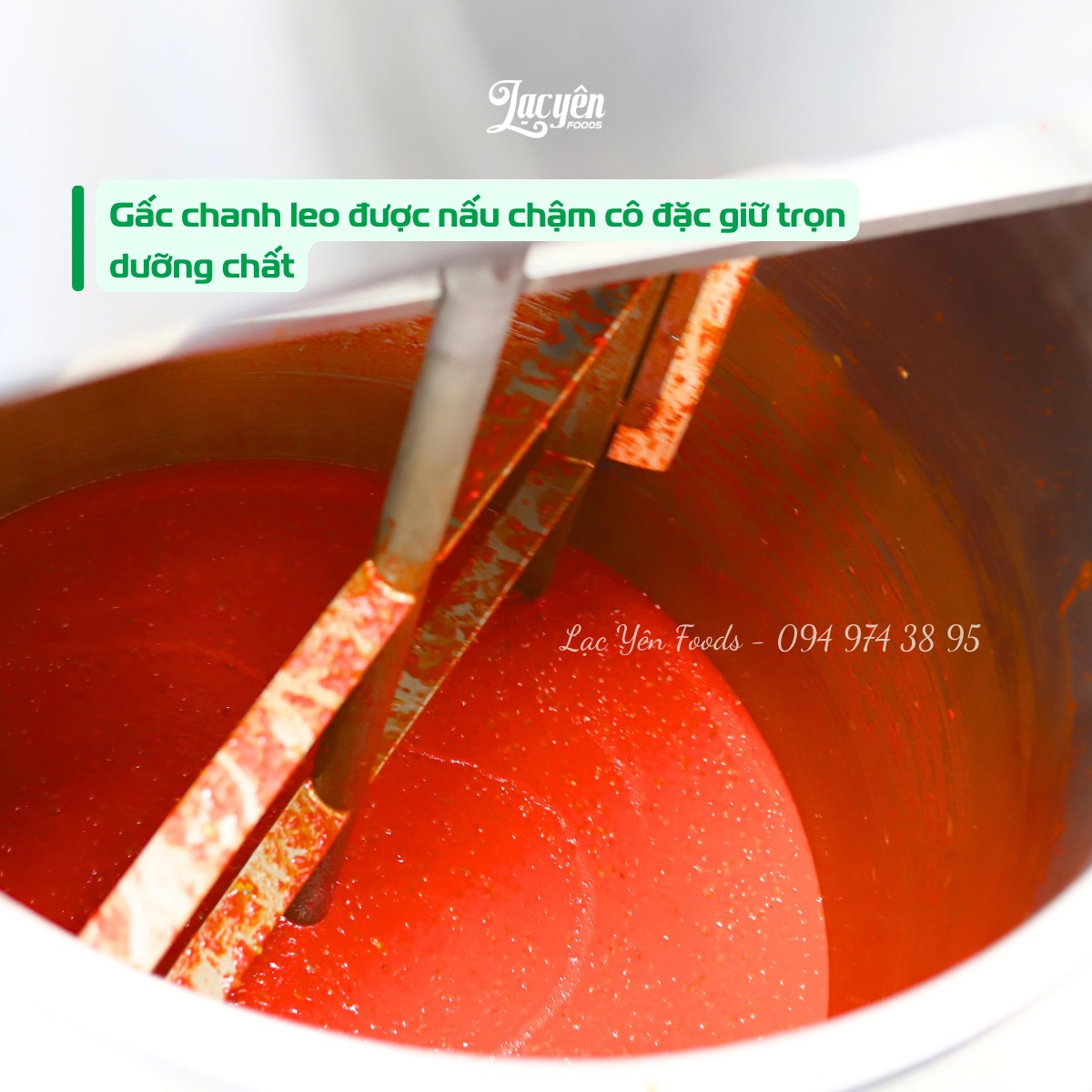 Quy trình sản xuất Gấc Chanh Dây