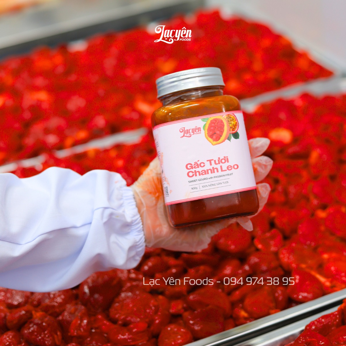Quy trình sản xuất Gấc Chanh Dây