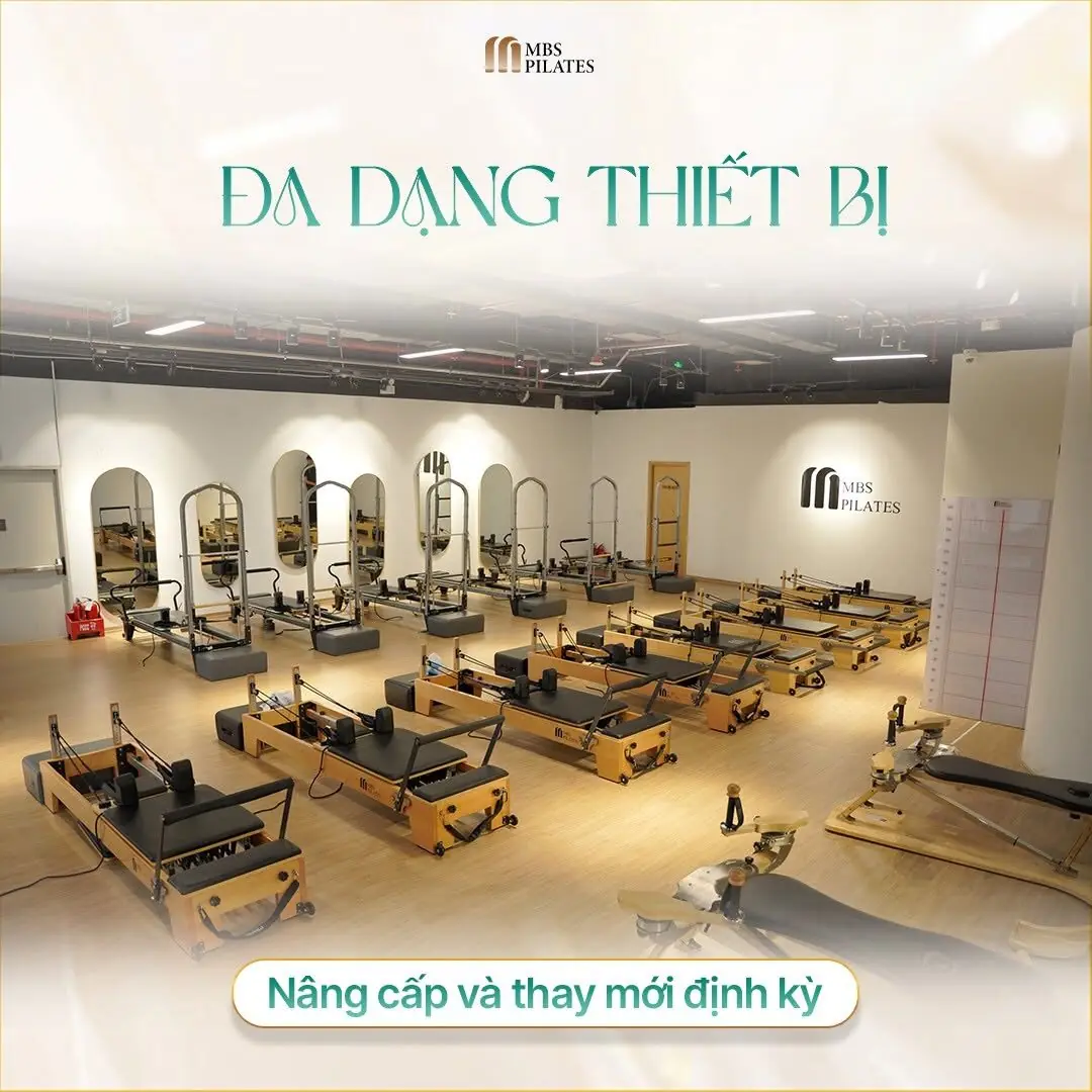 Phòng tập với dàn máy Reformer