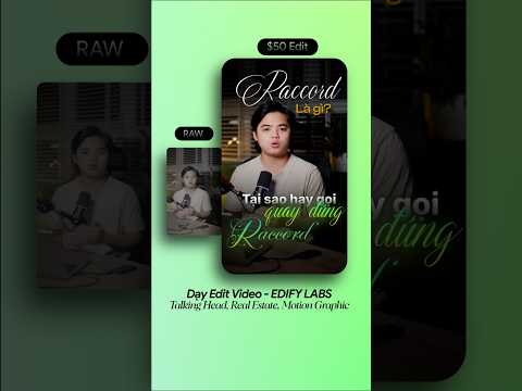 Ảnh đại diện video Raccord là gì của EDIFY LABS
