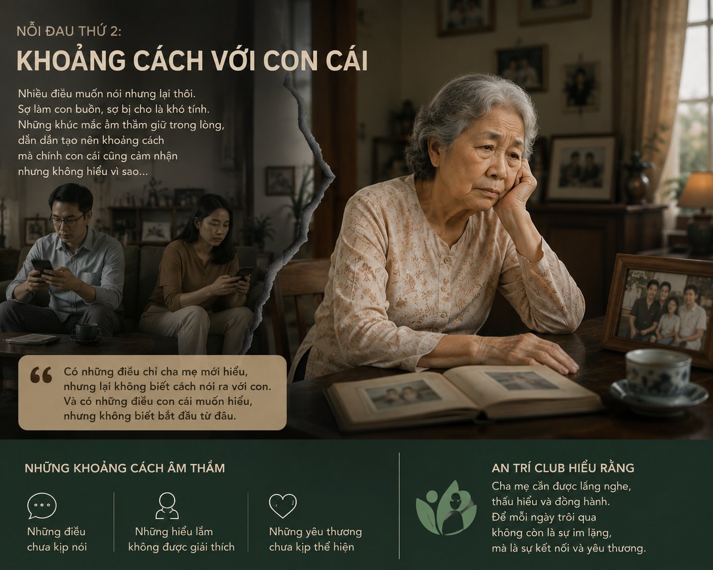Khoảng cách với con cái