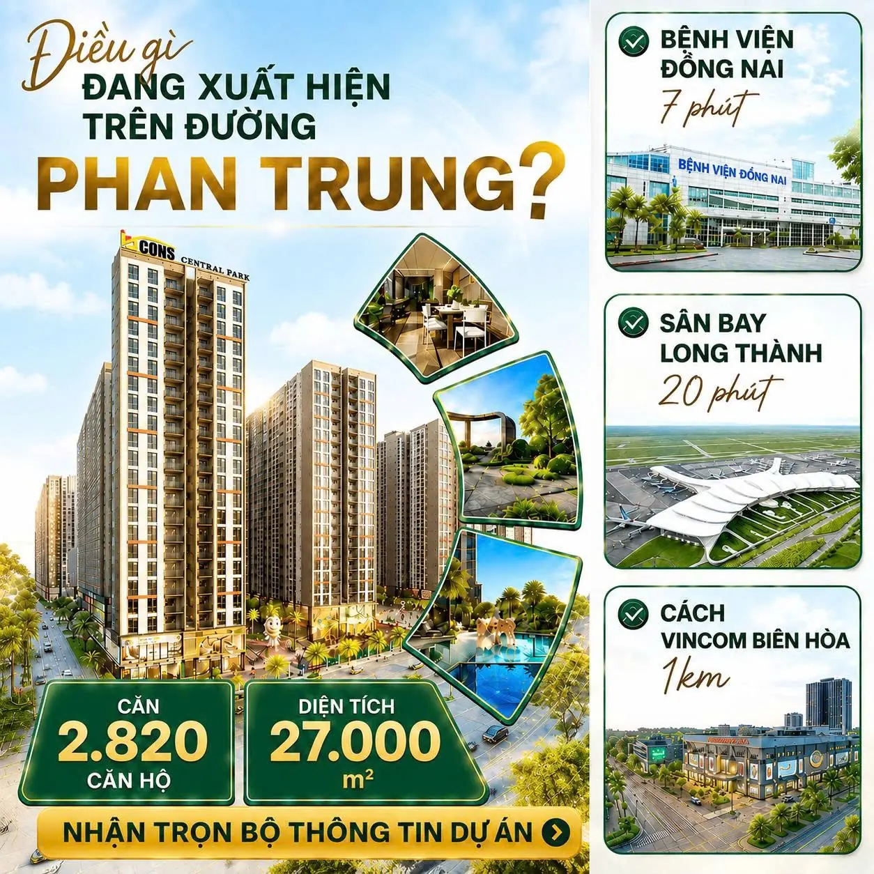 Ấn phẩm quảng cáo Bcons Central Park — Điều gì đang xuất hiện trên đường Phan Trung?