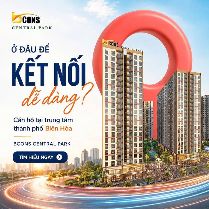 Ấn phẩm quảng cáo Bcons Central Park — Ở đâu để kết nối dễ dàng?