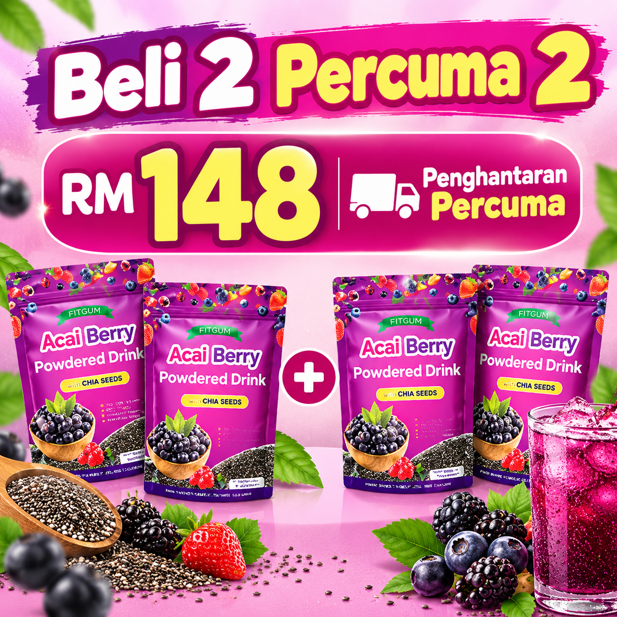 FitGum Beli 2 Percuma 2