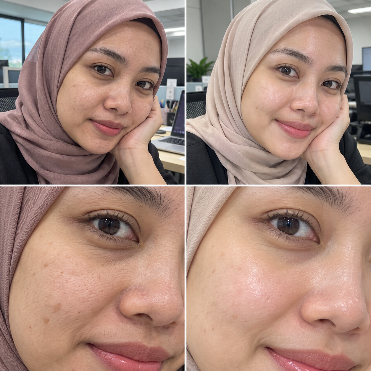 Hasil penggunaan Dr.Melaxin