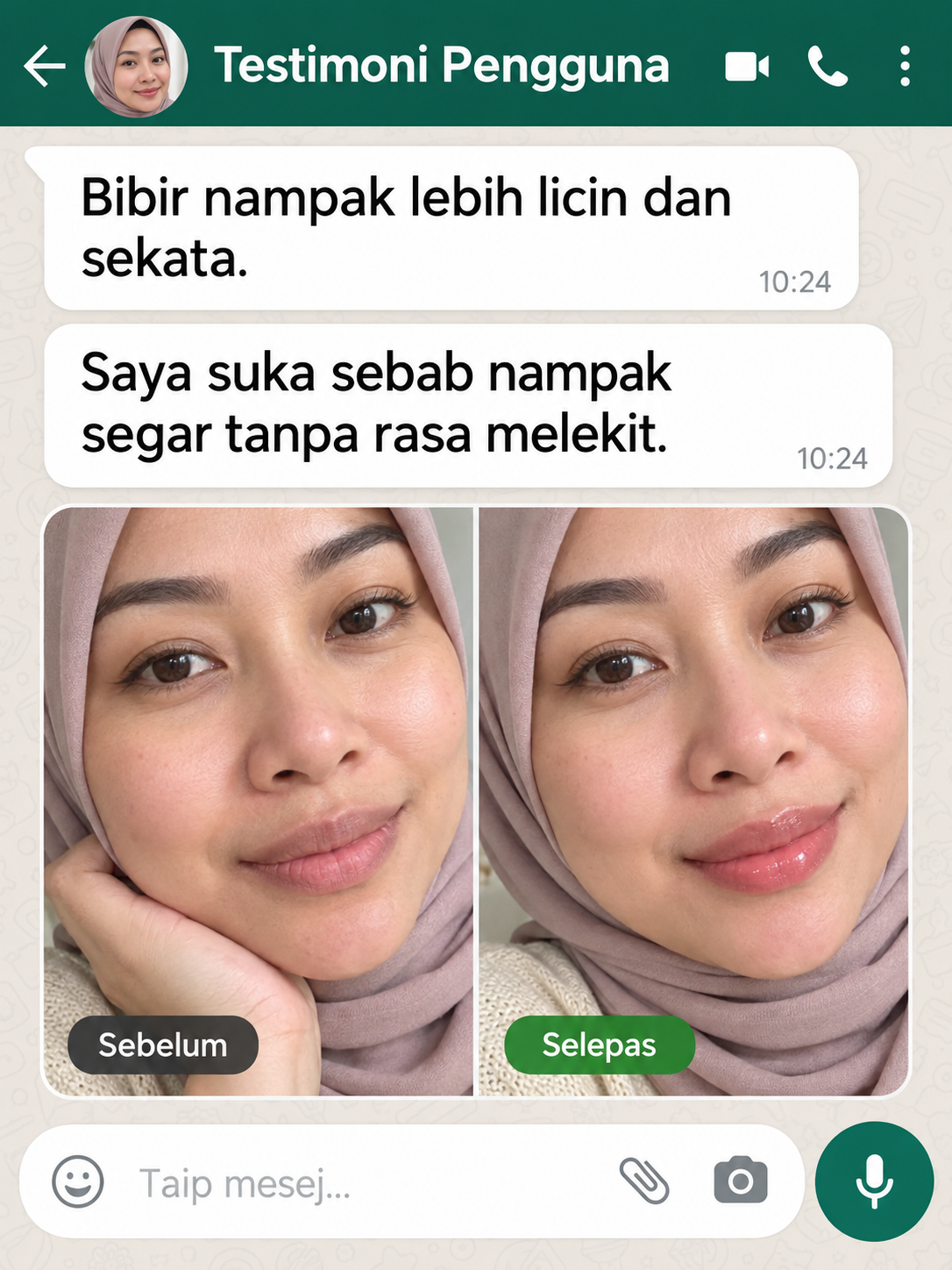 Gambar jeli bibir aloe vera