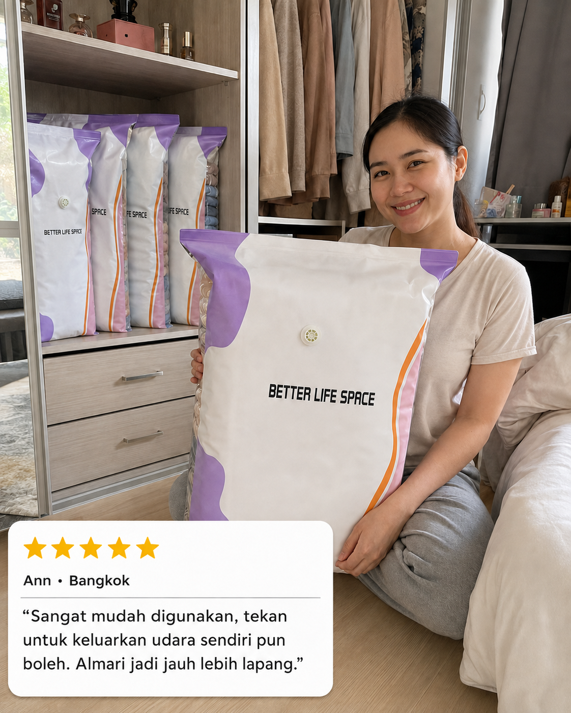 Ulasan pelanggan sebenar