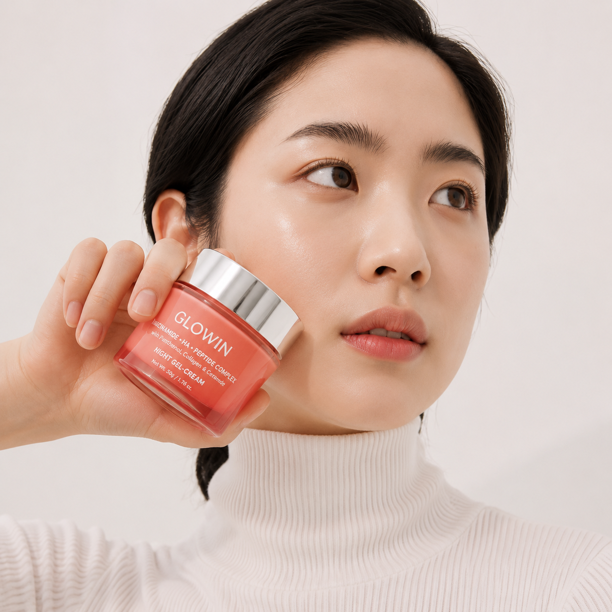 GLOWIN Night Gel Cream Texture