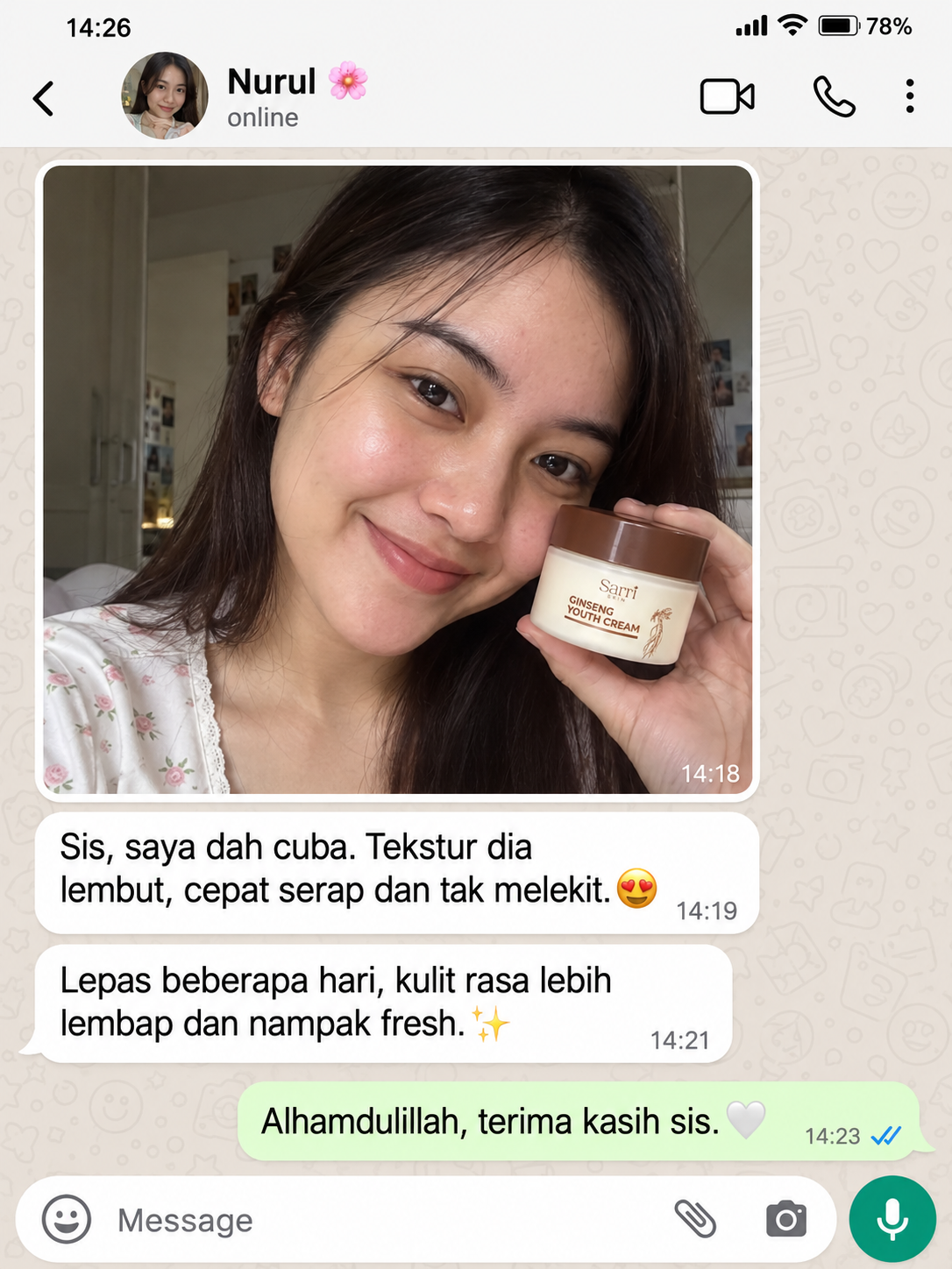 Sarri Skin Ginseng Youth Cream