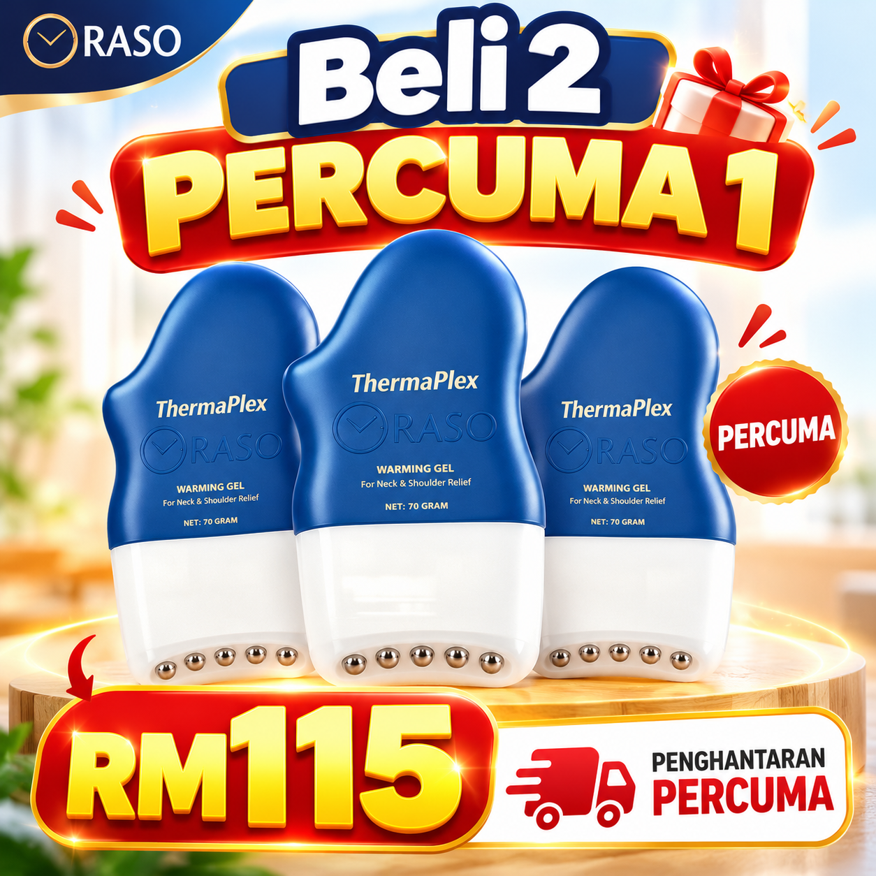 Pakej tiga unit ThermaPlex