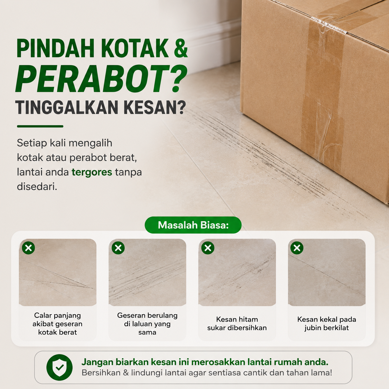 Pindah kotak dan perabot
