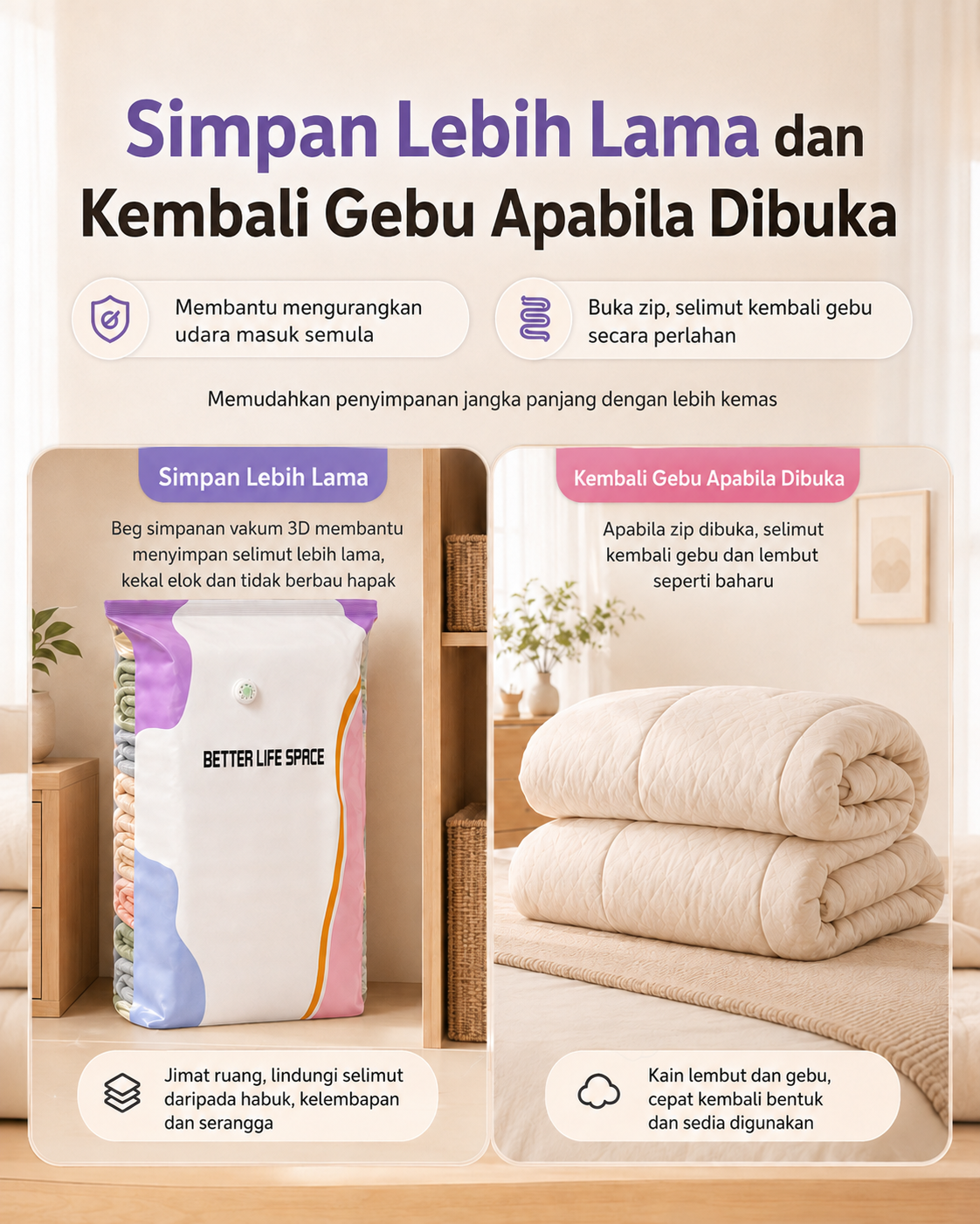 Material kukuh dan tahan digunakan