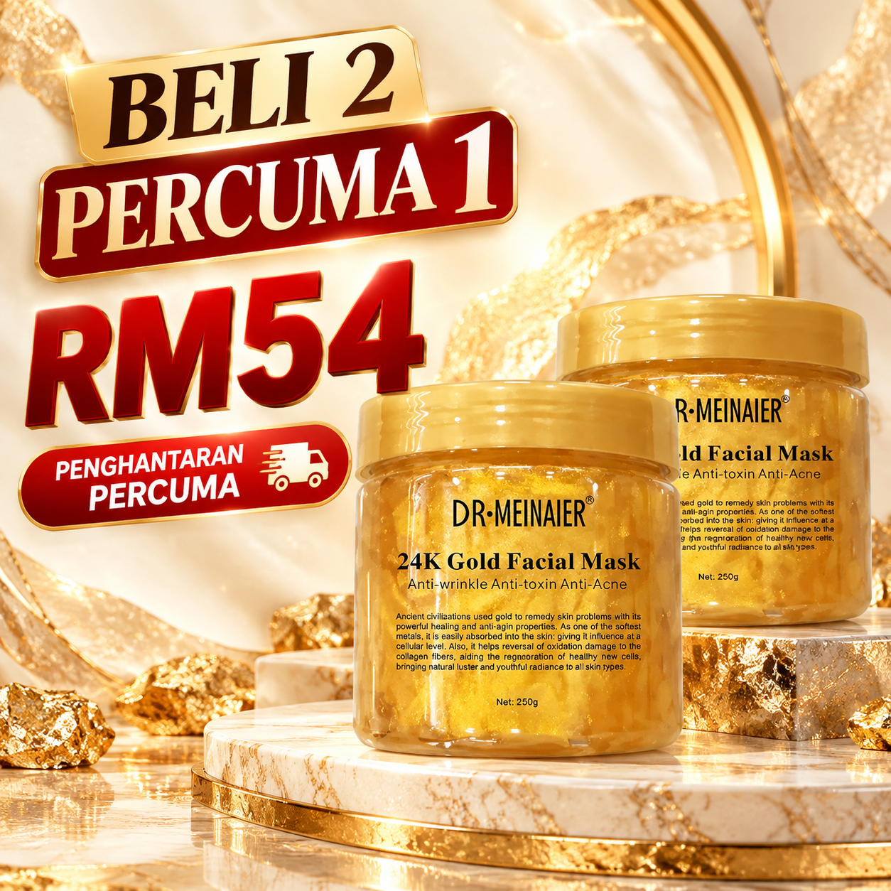 Pakej tiga balang, beli dua percuma satu