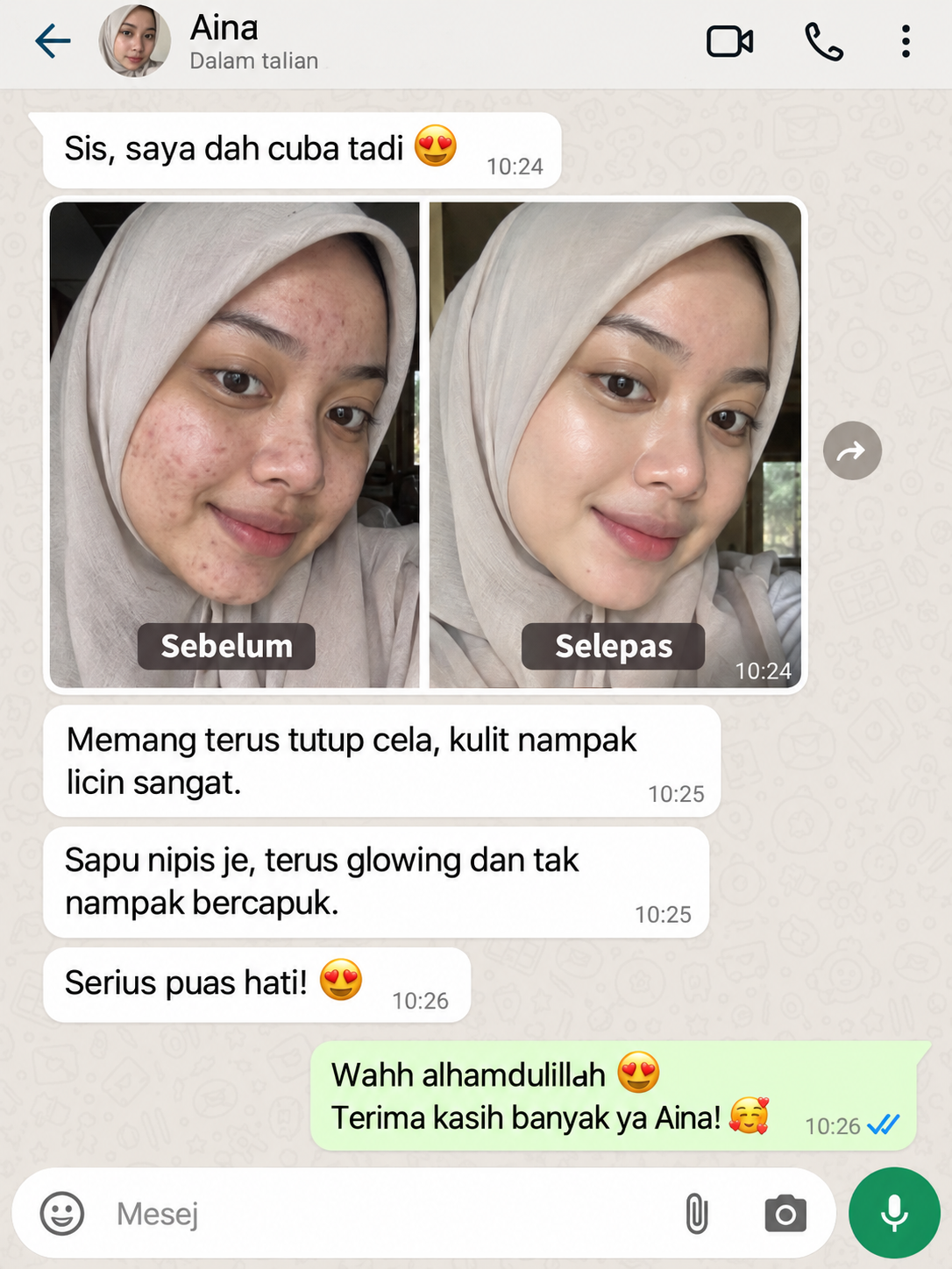 Perkongsian pelanggan 1