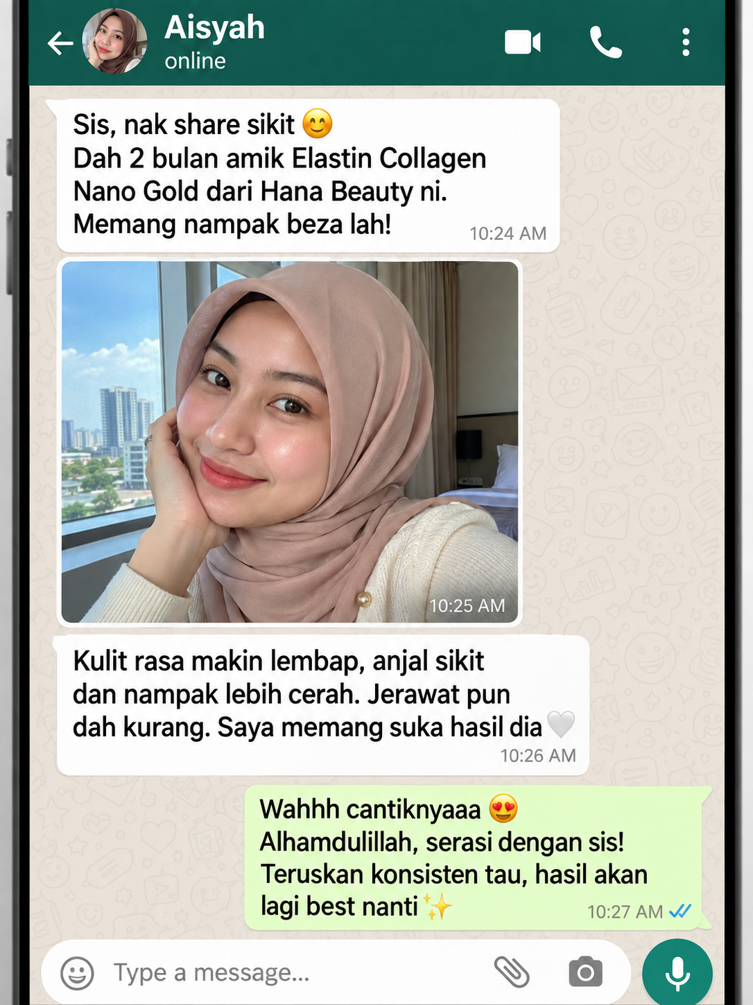 Feedback pelanggan collagen