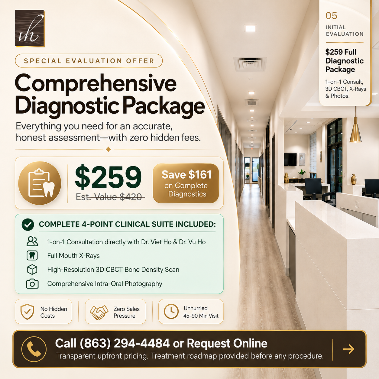 $259 Full Diagnostic Package