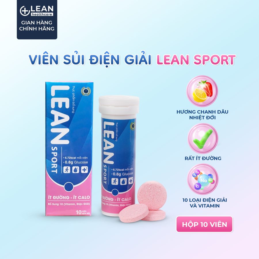 Lean Sport - Viên sủi điện giải