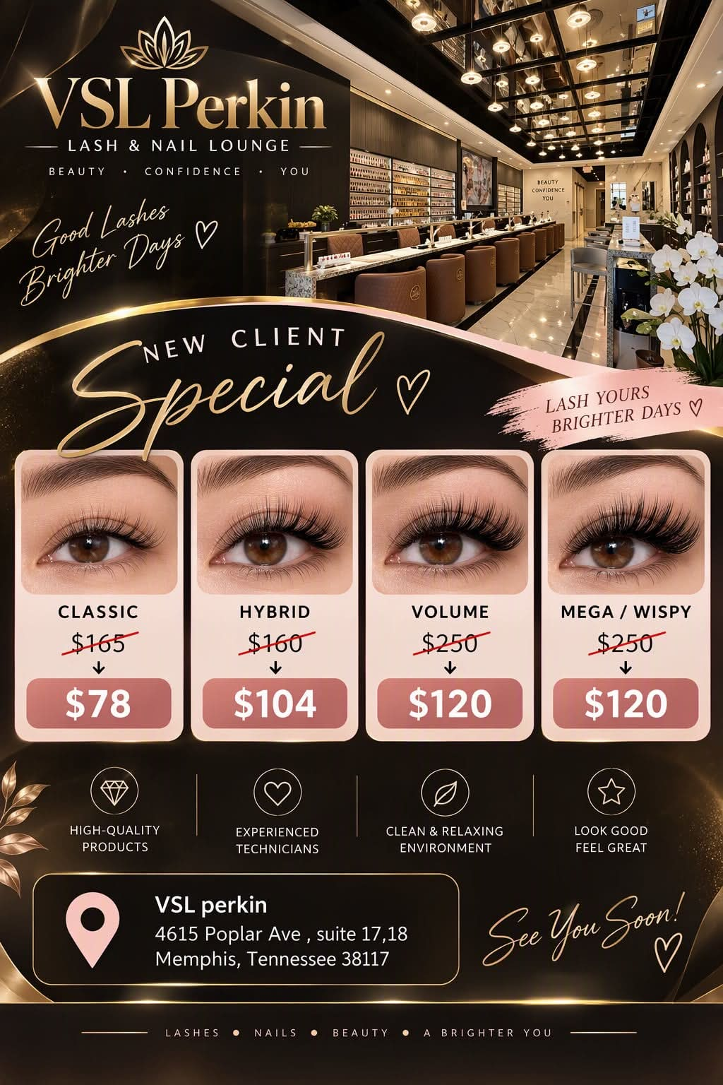 VSL Perkin Lash menu special