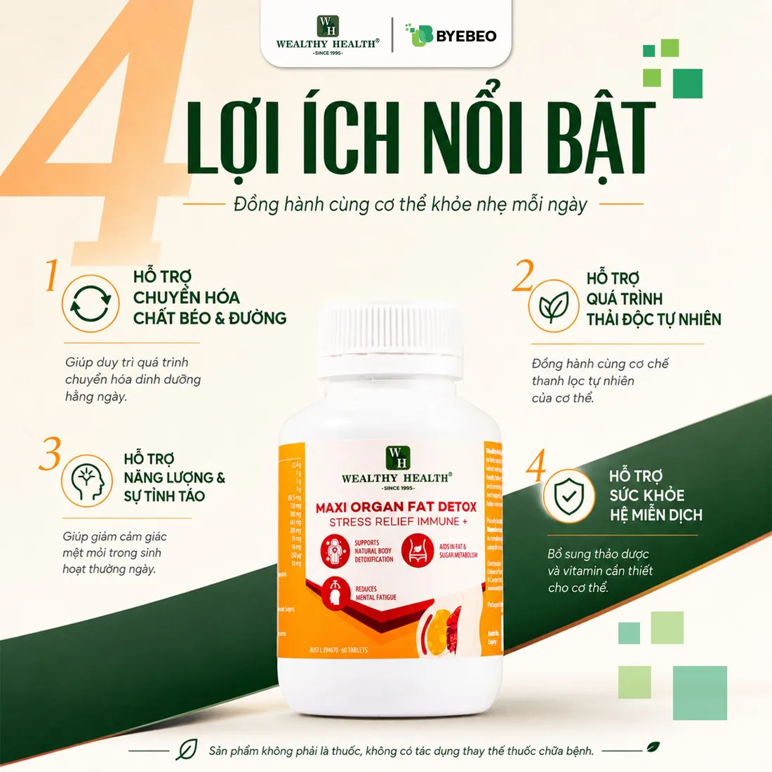 4 lợi ích nổi bật của Maxi Organ Fat Detox