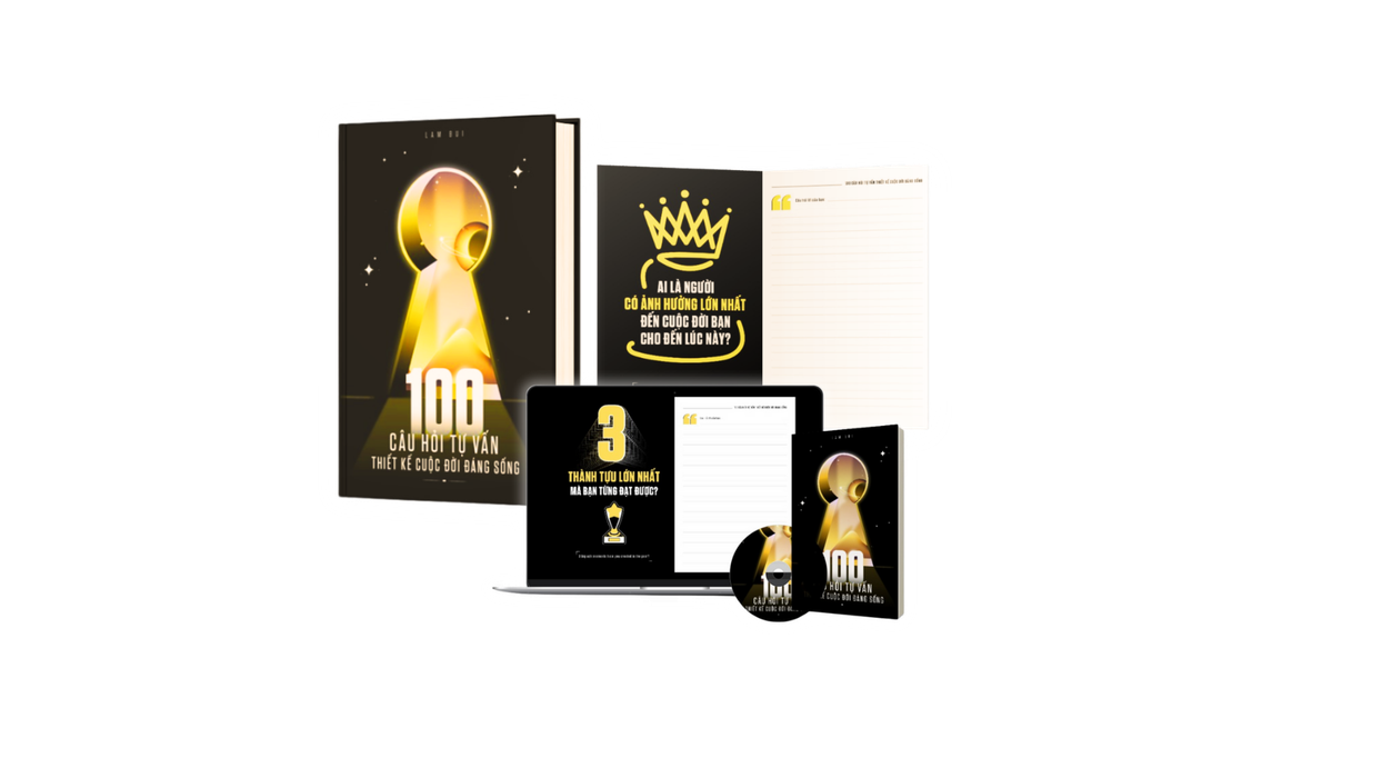 Workbook 100 câu hỏi tự vấn thiết kế cuộc đời đáng sống