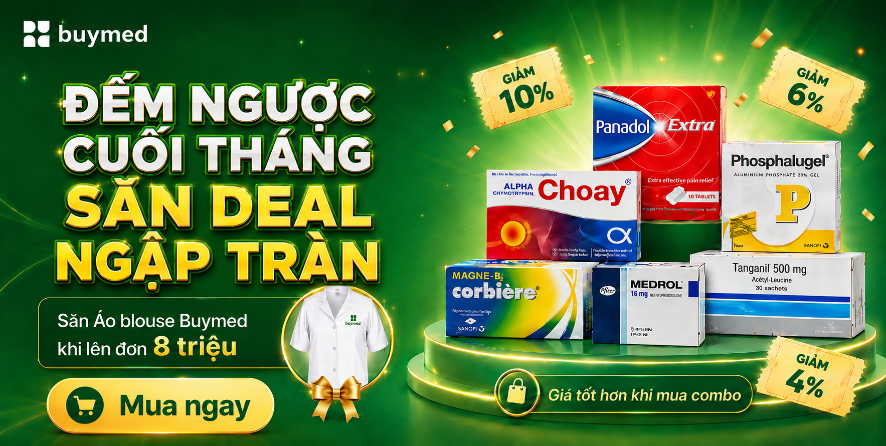 Đếm ngược cuối tháng - Săn deal ngập tràn