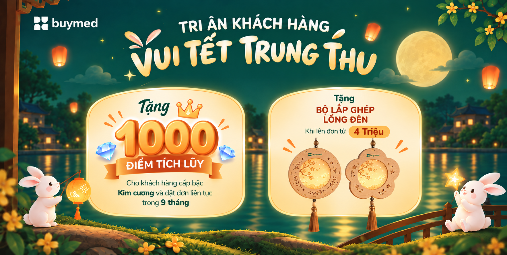 Tri Ân Khách Hàng - Vui Tết Trung Thu Buymed