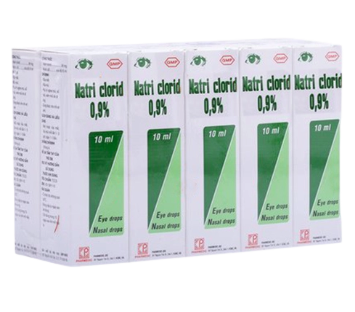 Nhỏ mắt mũi natri clorid 0.9% pharmedic