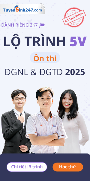 Lộ trình 5V ĐGNL & ĐGTD 2025