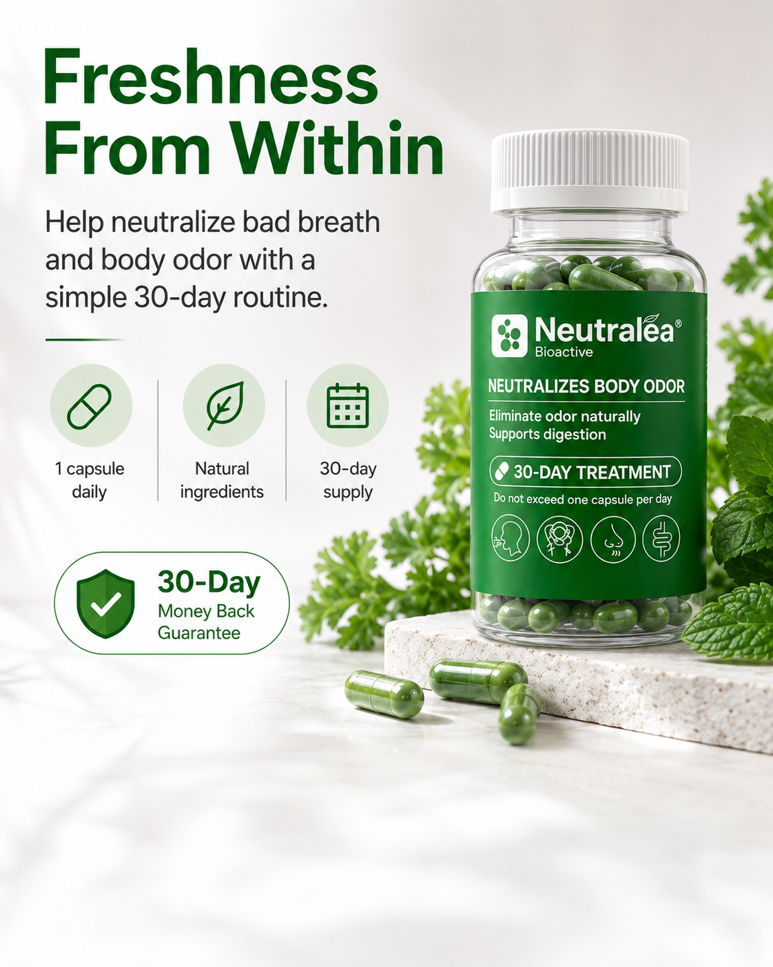 Neutralea Bioactive 30-day freshness routine