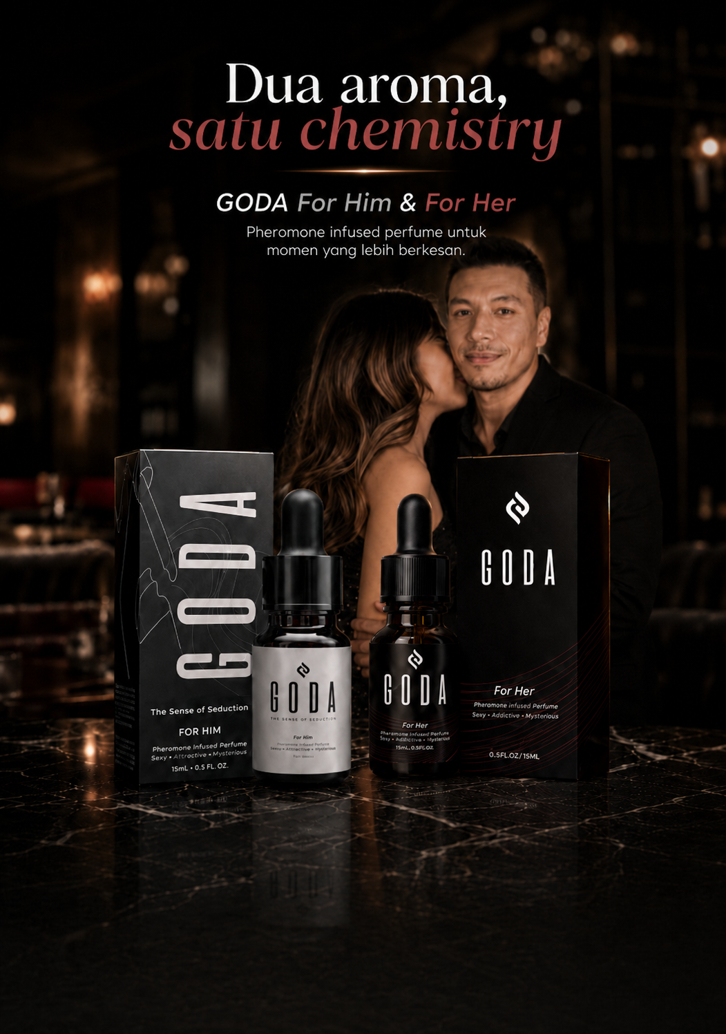 GODA For Him dan For Her - Dua aroma, satu chemistry