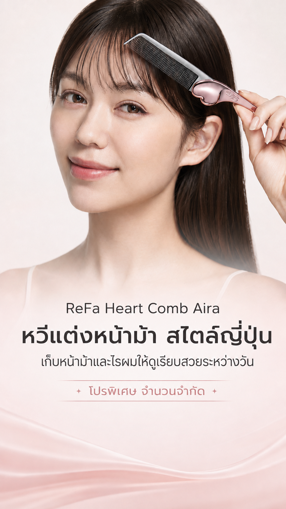 ReFa Heart Comb Aira