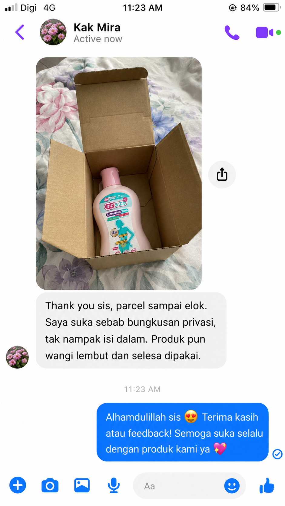 Ulasan pengguna Refreshing Wash 4