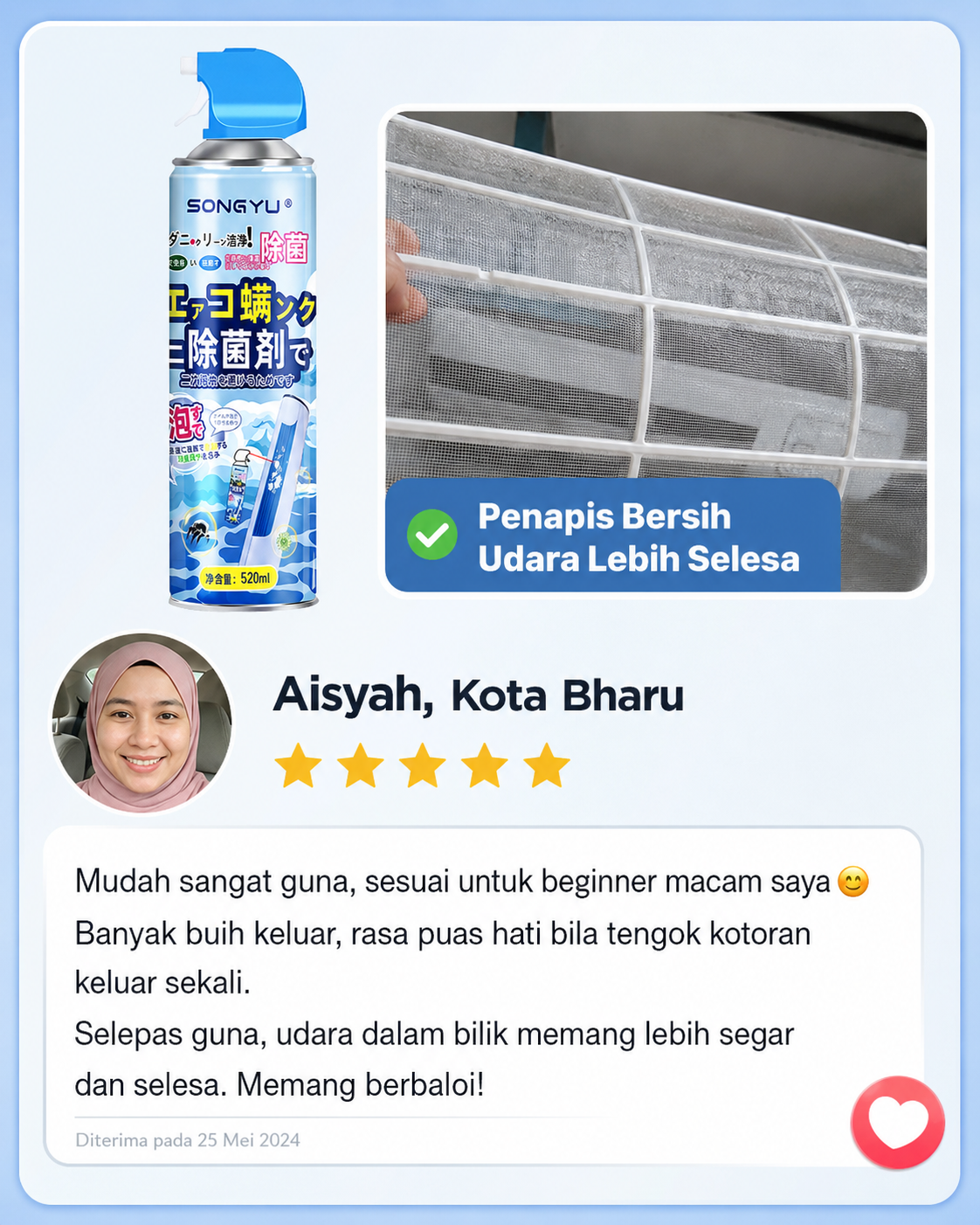 Maklum balas pelanggan SONGYU 7