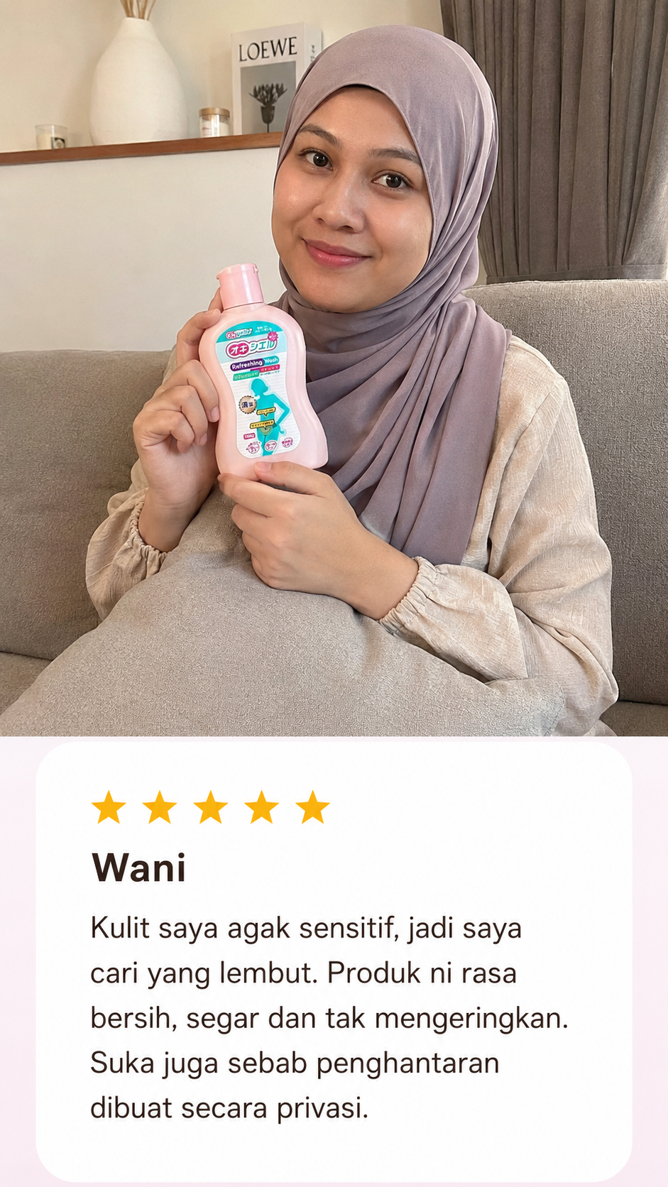 Ulasan pengguna Refreshing Wash 9