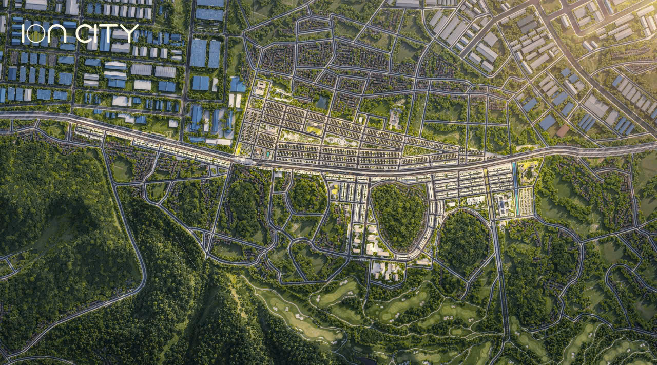 Phối cảnh tổng thể Ion City
