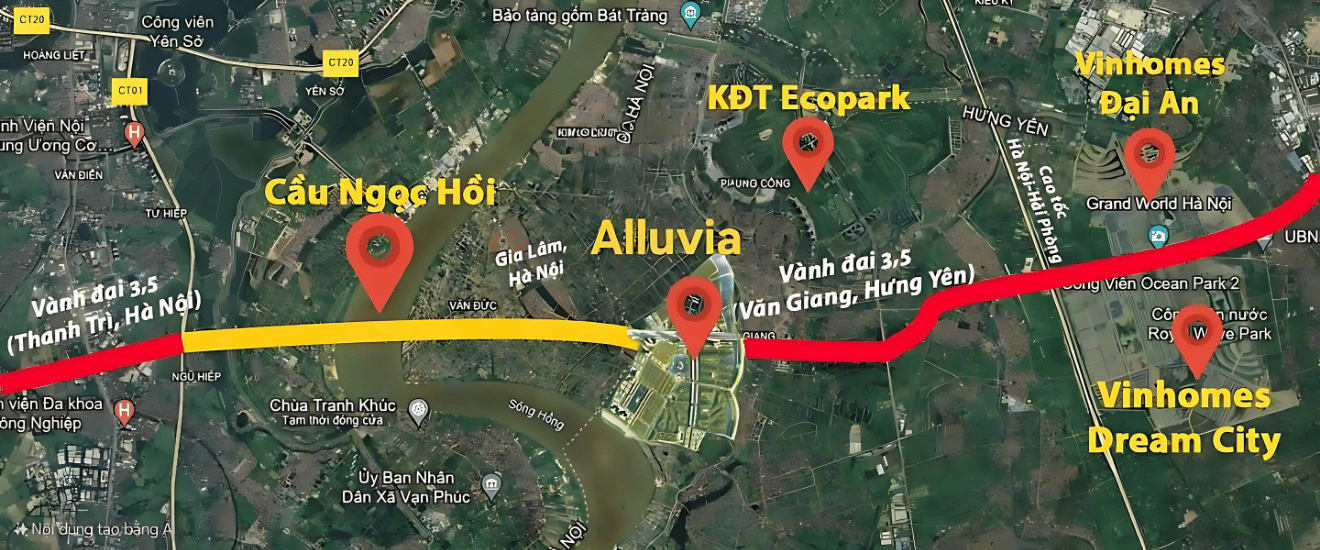 Vị trí Alluvia City