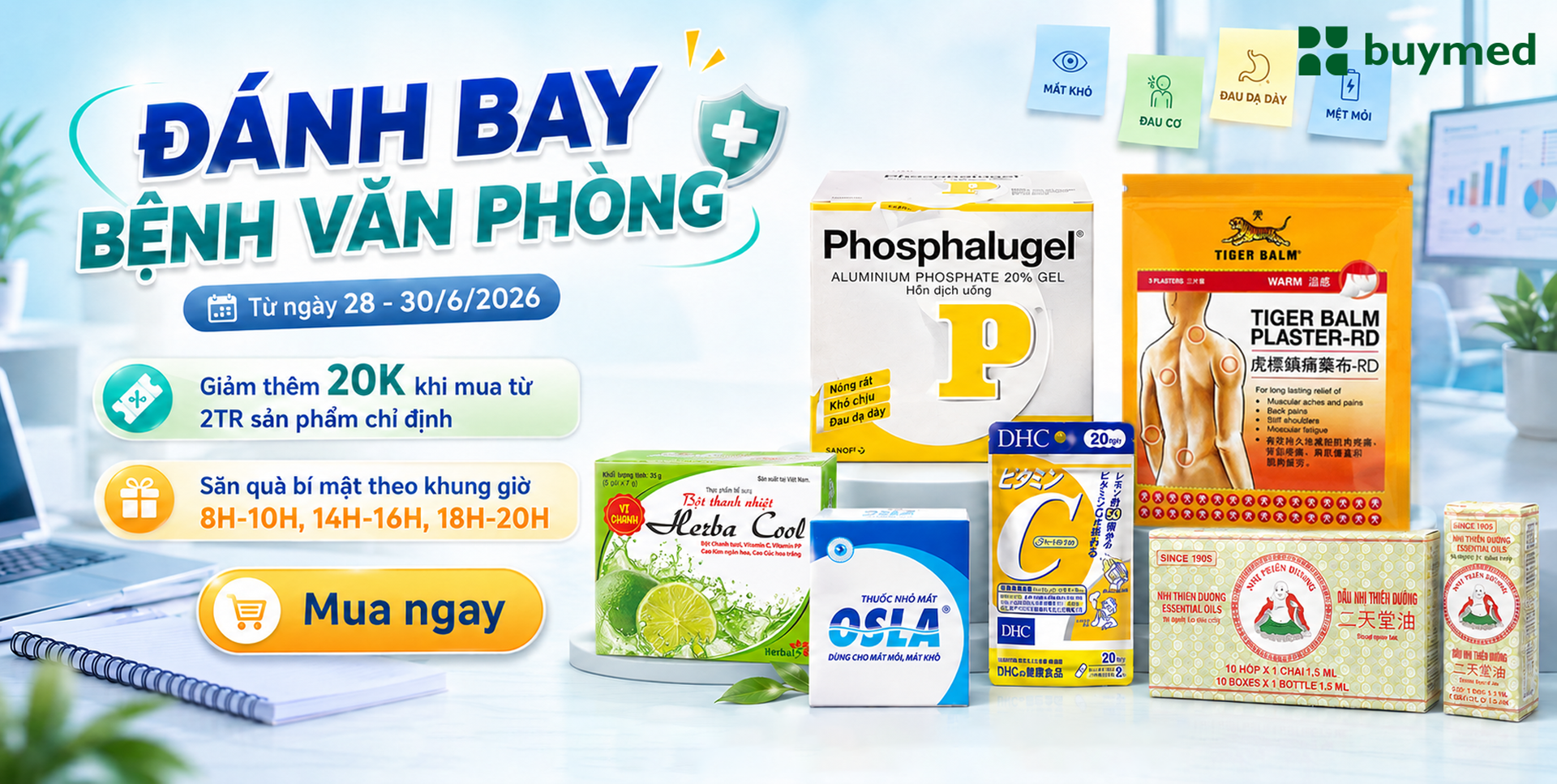Đánh bay bệnh văn phòng